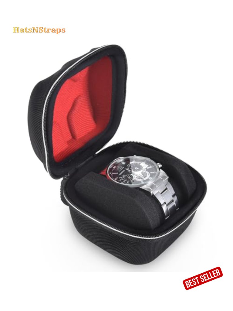 Hard Shell Watch Travel Case With Soft Interior  Pillow
